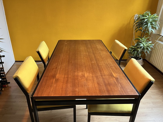 Image 1 of Pastoe table & chairs by Cees Braakman