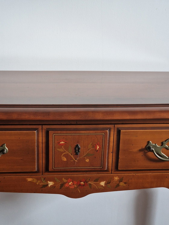 Image 1 of Solid cherrywood console