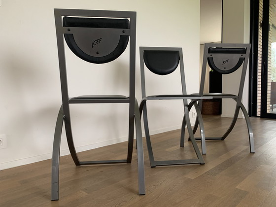 Image 1 of 3x KFF Karl Friedrich Förster sinus chairs