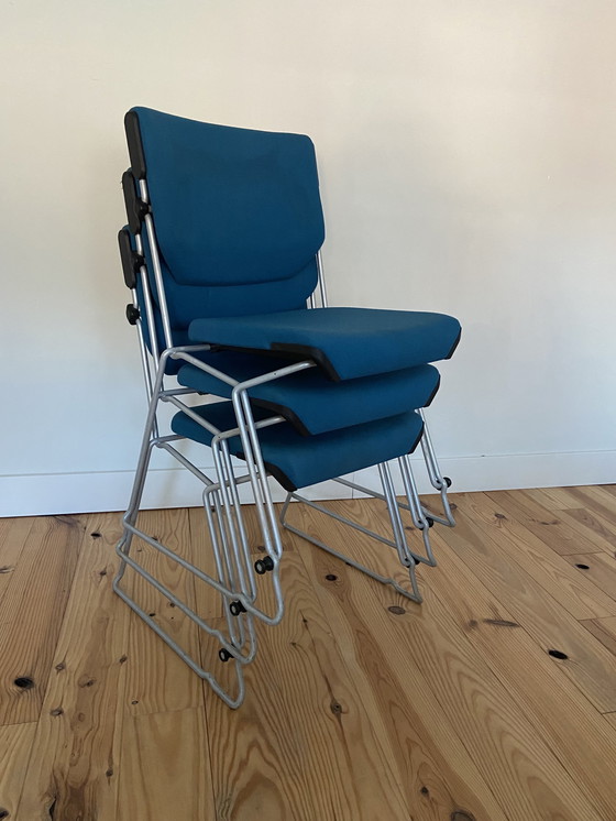 Image 1 of 3x Giroflex chair by Albert Stoll