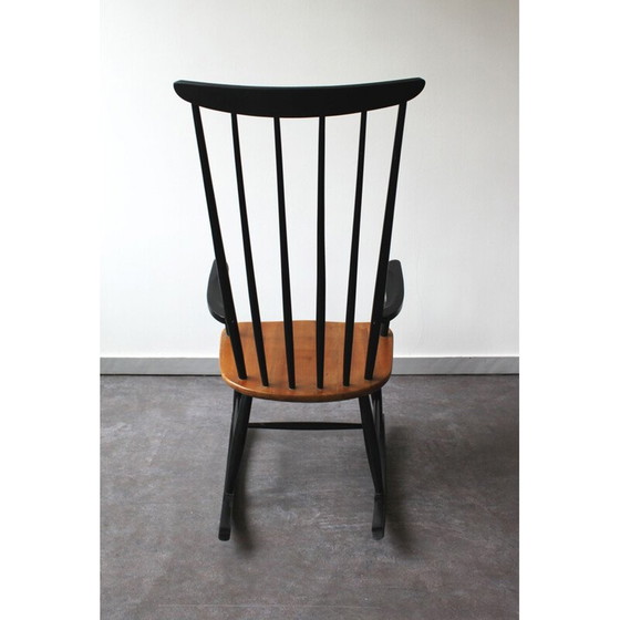 Image 1 of Vintage beech rocking chair by Ilmari Tapiovaara for Asko