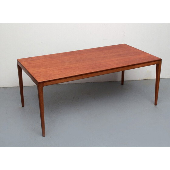 Image 1 of Vintage scandinavian coffee table in teak, 1960s