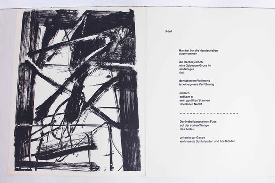 Image 1 of Lithograph by Swiss artist Bernd Völkle 1963 