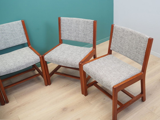 Image 1 of Set Of Five Teak Chairs, Danish Design, 1970S, Production: Denmark