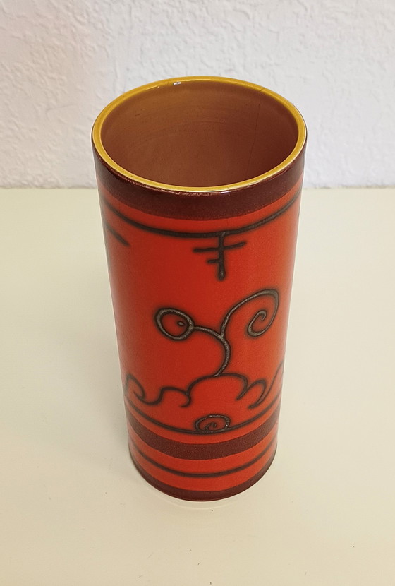 Image 1 of Flora Holland vase orange