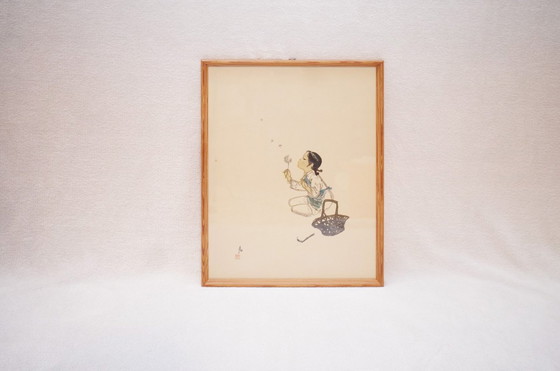 Image 1 of Wu Fan "Dandelion" lithograph print