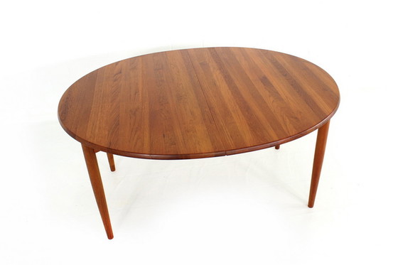 Image 1 of Mikael Laursen Danish XXL Teak Dining Table with 2 insert plates