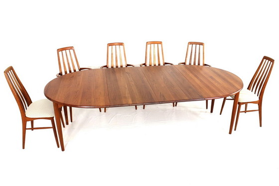 Image 1 of Mikael Laursen Danish XXL Teak Dining Table with 2 insert plates