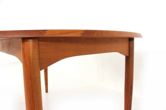 Image 1 of Mikael Laursen Danish XXL Teak Dining Table with 2 insert plates