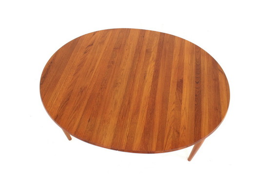 Image 1 of Mikael Laursen Danish XXL Teak Dining Table with 2 insert plates