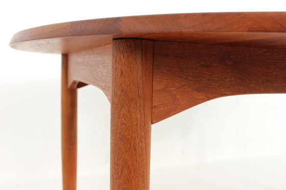 Image 1 of Mikael Laursen Danish XXL Teak Dining Table with 2 insert plates