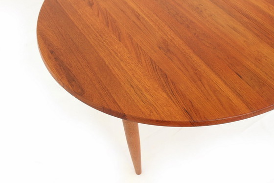 Image 1 of Mikael Laursen Danish XXL Teak Dining Table with 2 insert plates