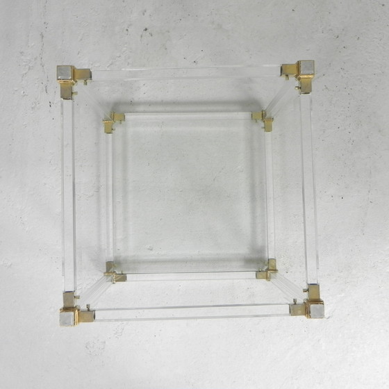 Image 1 of Hollywood Regency coffee table plexiglass