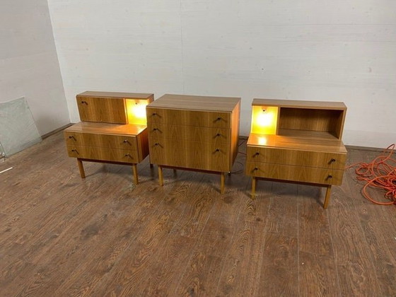 Image 1 of Set of 3 bedside tables from GDR