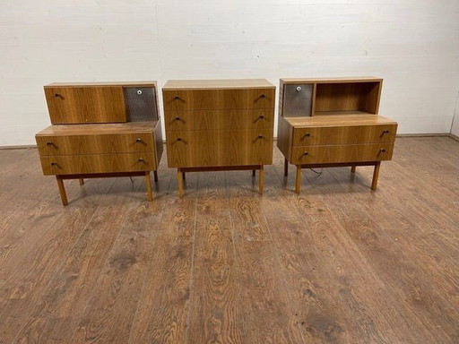 Set of 3 bedside tables from GDR