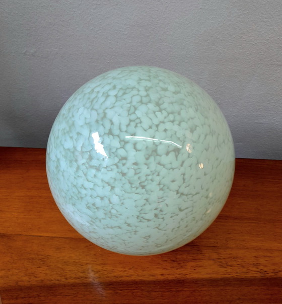 Image 1 of Table Lamp Verre De Clichy Vert D'Eau