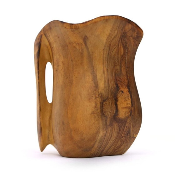 Image 1 of Vintage vase in shaped wood, 1960