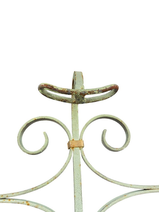 Image 1 of Antique Wrought Iron Coat Rack