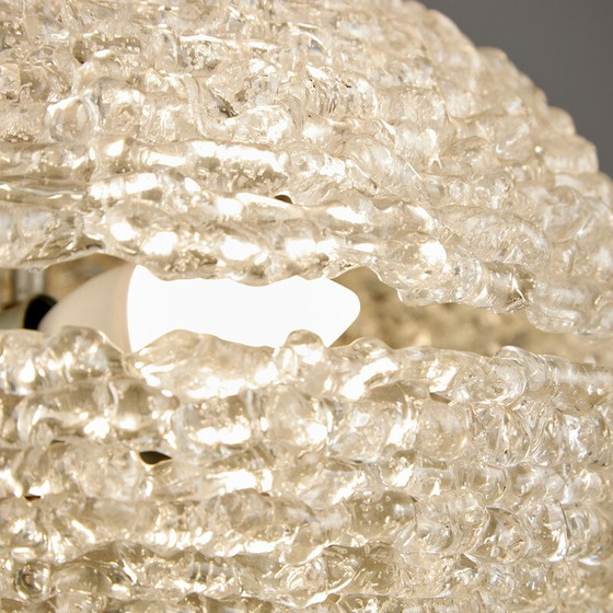 Image 1 of Vintage plexiglass and metal pendant lamp, 1960