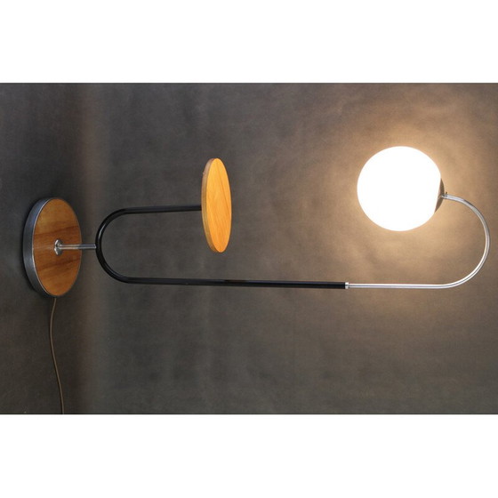 Image 1 of Vintage Bauhaus floor lamp, Czechoslovakia 1930