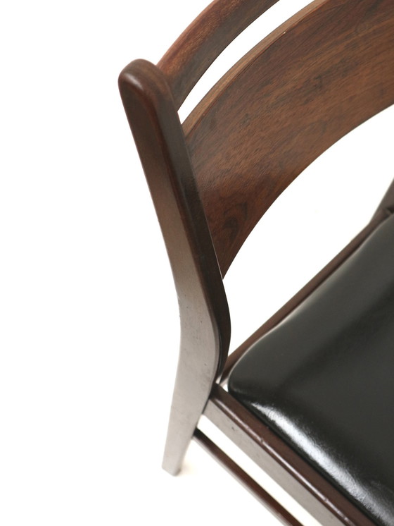 Image 1 of Set Of 4 Vintage Rosewood Dining Chairs Made In The 1960s