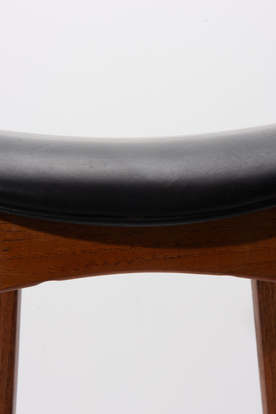 Image 1 of Rare Set Of 4 Bar Stools - Johannes Andersen