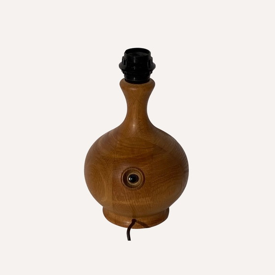 Image 1 of 2X Teak Table Lamps From Dyrlund, Denmark, 1970S