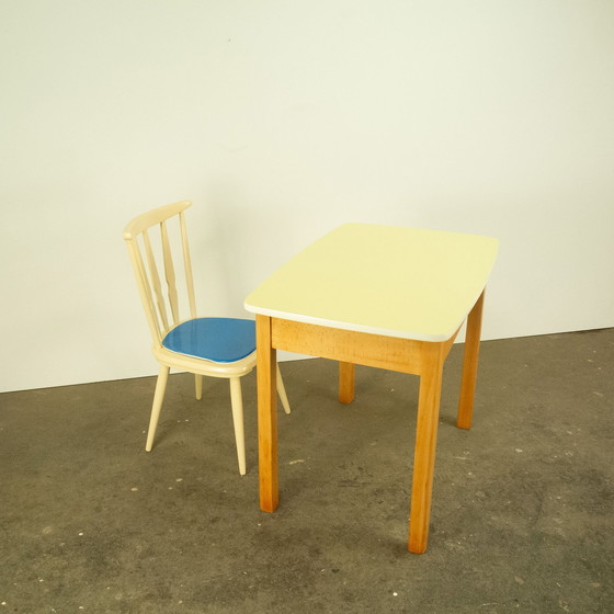 Image 1 of Children's desk with chair, beech and formica, 1960s