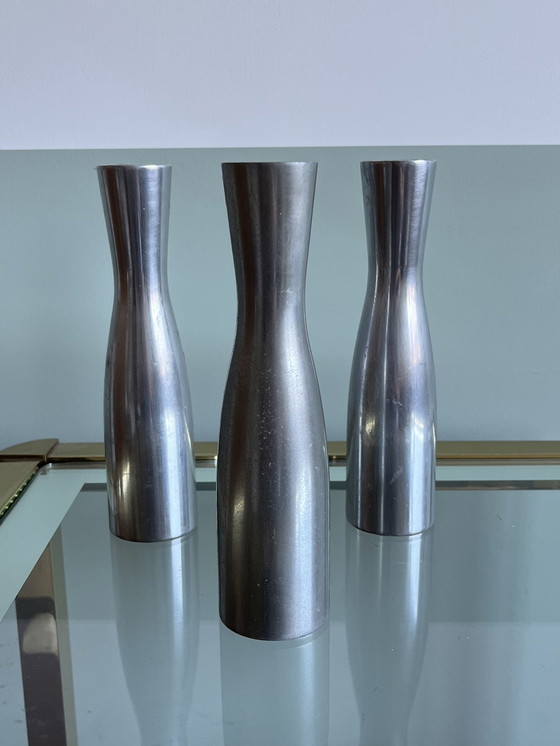 Image 1 of 3x Erika Pekkari Design candlesticks