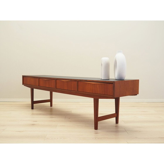 Image 1 of Vintage teak lowboard, Denmark 1970s