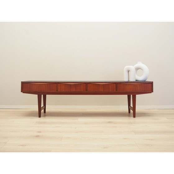 Image 1 of Vintage teak lowboard, Denmark 1970s