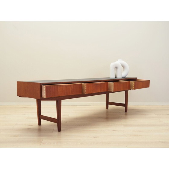 Image 1 of Vintage teak lowboard, Denmark 1970s