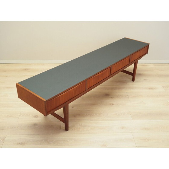 Image 1 of Vintage teak lowboard, Denmark 1970s