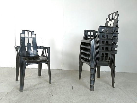 Image 1 of 6x Henry Massonnet Pierre Paulin Boston Chairs