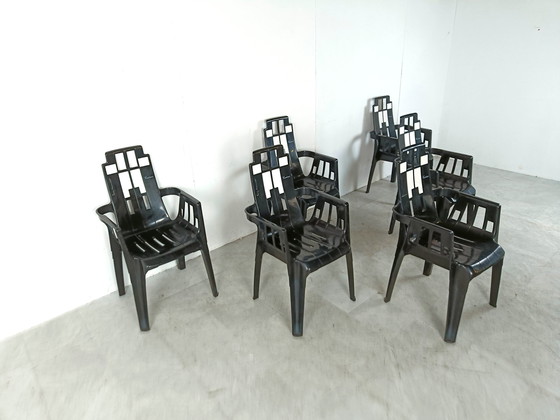 Image 1 of 6x Henry Massonnet Pierre Paulin Boston Chairs