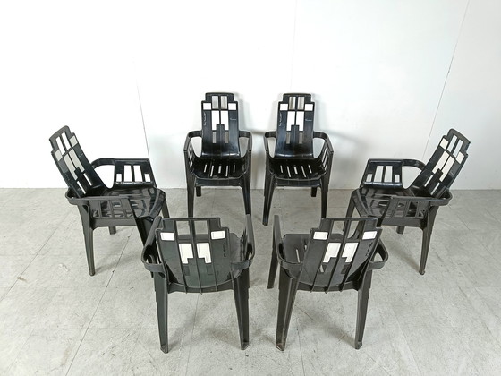 Image 1 of 6x Henry Massonnet Pierre Paulin Boston Chairs