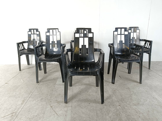 Image 1 of 6x Henry Massonnet Pierre Paulin Boston Chairs