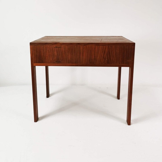 Image 1 of Set of 3 vintage teak side tables by I. Wikkelso for Cfc Silkeborg, Denmark 1960s