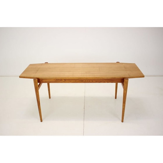 Image 1 of Vintage oak conference table by Dřevotvar, Czech 1970