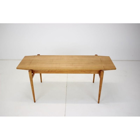 Image 1 of Vintage oak conference table by Dřevotvar, Czech 1970