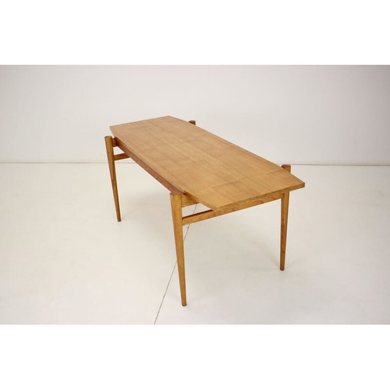 Image 1 of Vintage oak conference table by Dřevotvar, Czech 1970