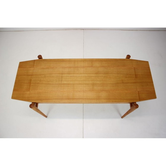 Image 1 of Vintage oak conference table by Dřevotvar, Czech 1970