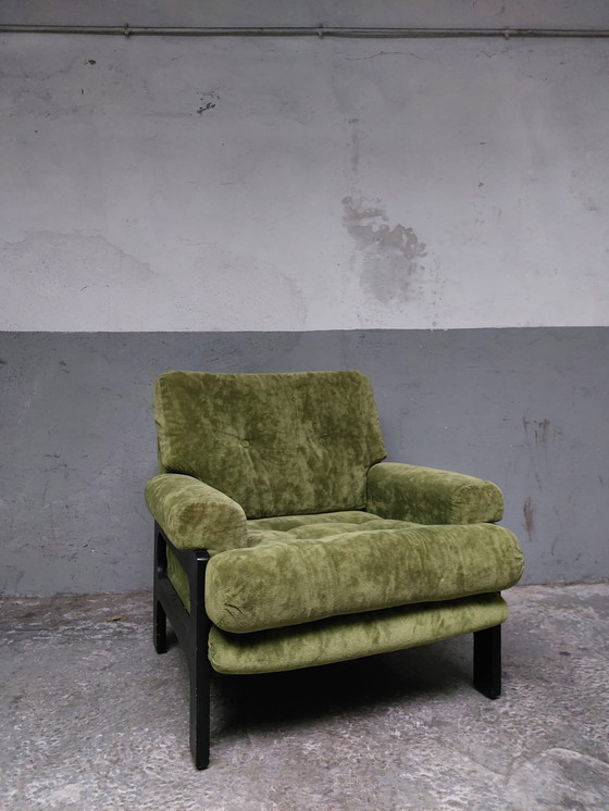 Image 1 of 2 X Mid - Century Green Relax Chairs