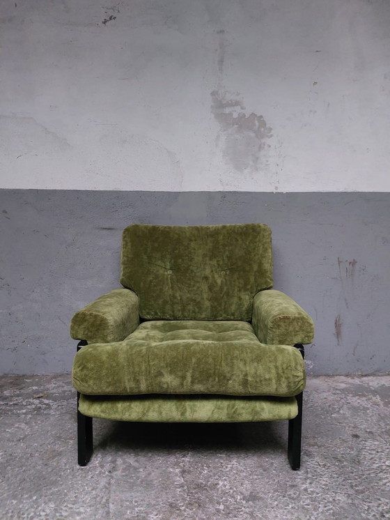 Image 1 of 2 X Mid - Century Green Relax Chairs