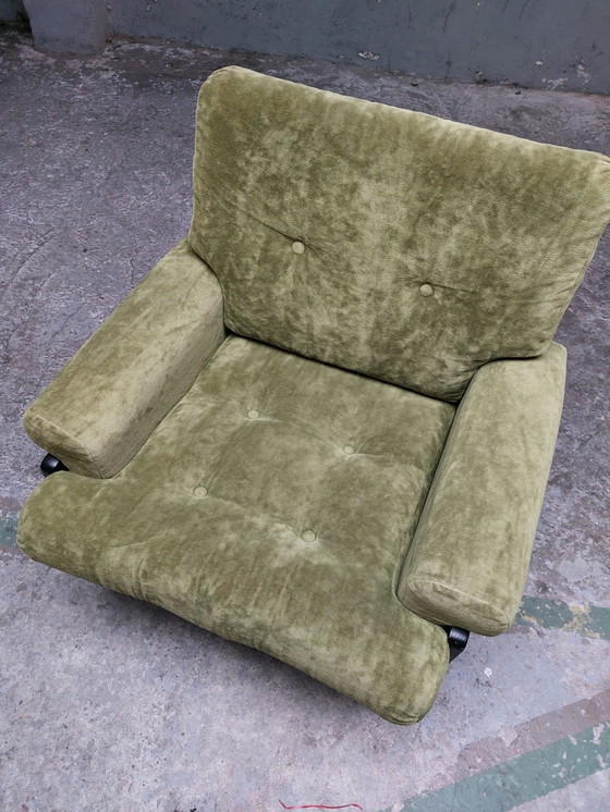 Image 1 of 2 X Mid - Century Green Relax Chairs