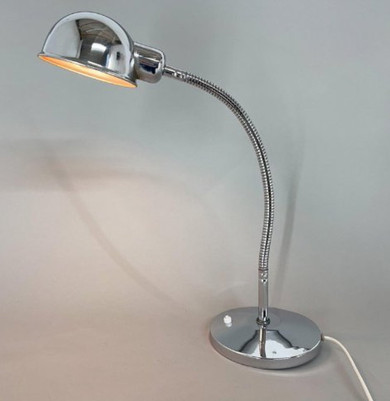 Image 1 of 1960'S Chrome Adjustable Table Lamp, Italy