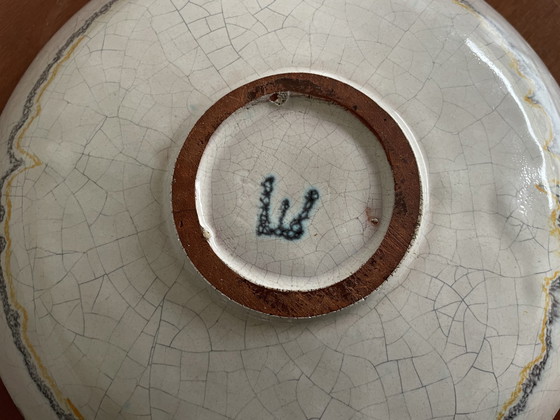 Image 1 of Art Deco Art Pottery Craquelé Bowl