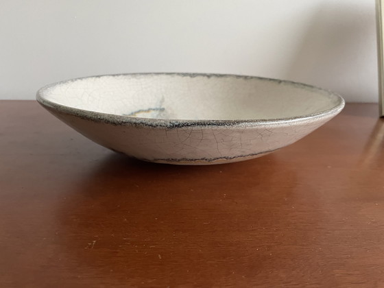 Image 1 of Art Deco Art Pottery Craquelé Bowl