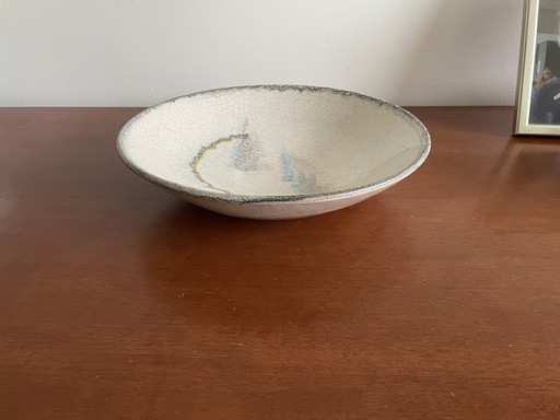 Art Deco Art Pottery Craquelé Bowl