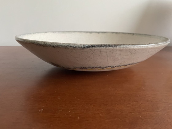 Image 1 of Art Deco Art Pottery Craquelé Bowl